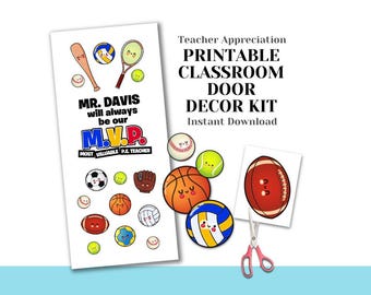 Deurdecoratiekit gymleraar waardering: meest waardevolle gymleraar gymleraar (pdf-download)