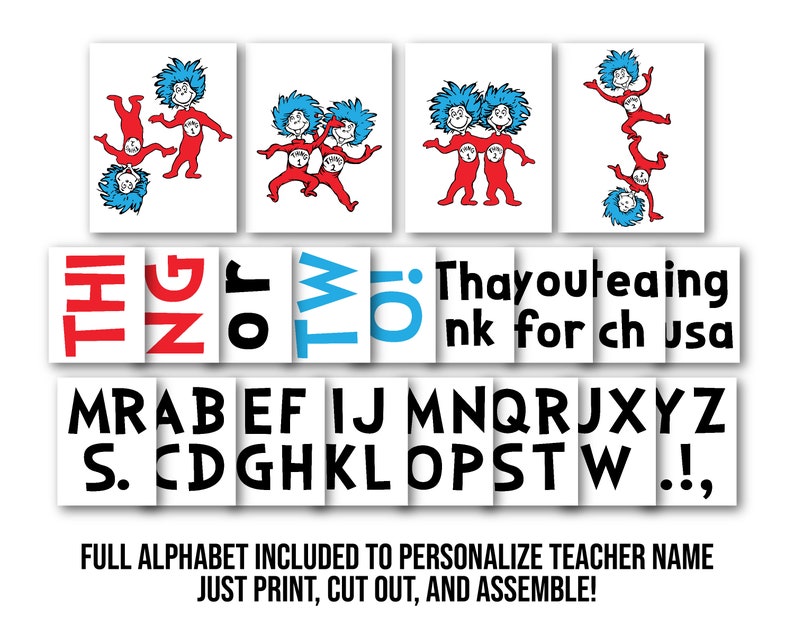 Printable Teacher Appreciation Door Decorating Kit Reading Etsy