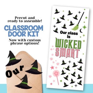 Wicked Smart Classroom Door Decorating Kit - Precut Ready to Hang - DIY Back to School or Teacher Appreciation