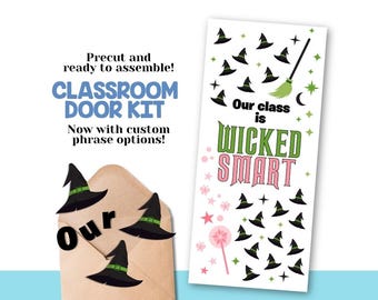 Wicked Smart Classroom Door Decorating Kit - Precut Ready to Hang - DIY Back to School or Teacher Appreciation