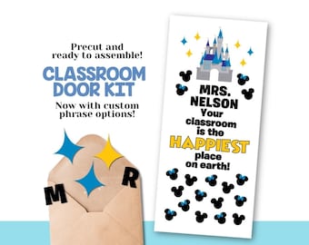 Classroom Door Decorating Kit – Castle & Mouse Design (Precut) - Teacher Appreciation or Back to School