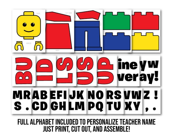 Printable Teacher Appreciation Door Decorating Kit Building Us