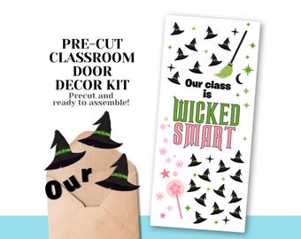 Wicked Smart Classroom Door Decorating Kit - Precut Ready to Hang - DIY School Class