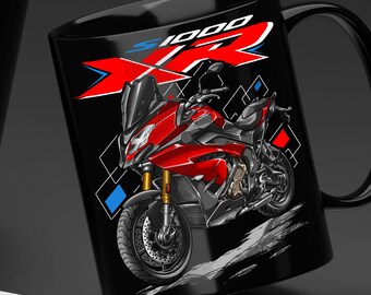 Motorcycle Mugs for BMW S1000XR 2015-2019 Riders, German Sportbike, Biker Gift