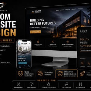 Professional Website Design | Monthly Website Plan | Domain, Hosting & Support Included | 89/Month