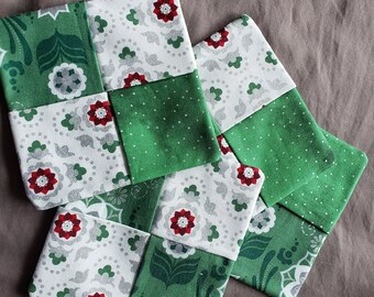 Christmas Fabric Coasters