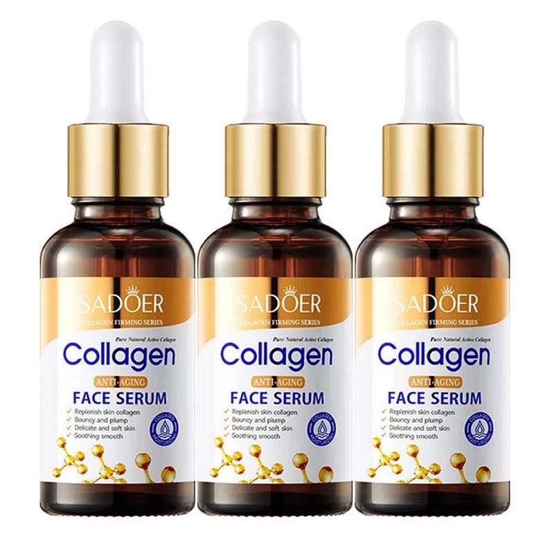 Collagen Essence Anti-aging Moisturizing Facial Serum 3pcs