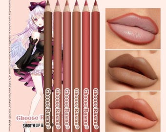 6pcs Colour Lip Liner Pencils Waterproof and Sweat-proof Set
