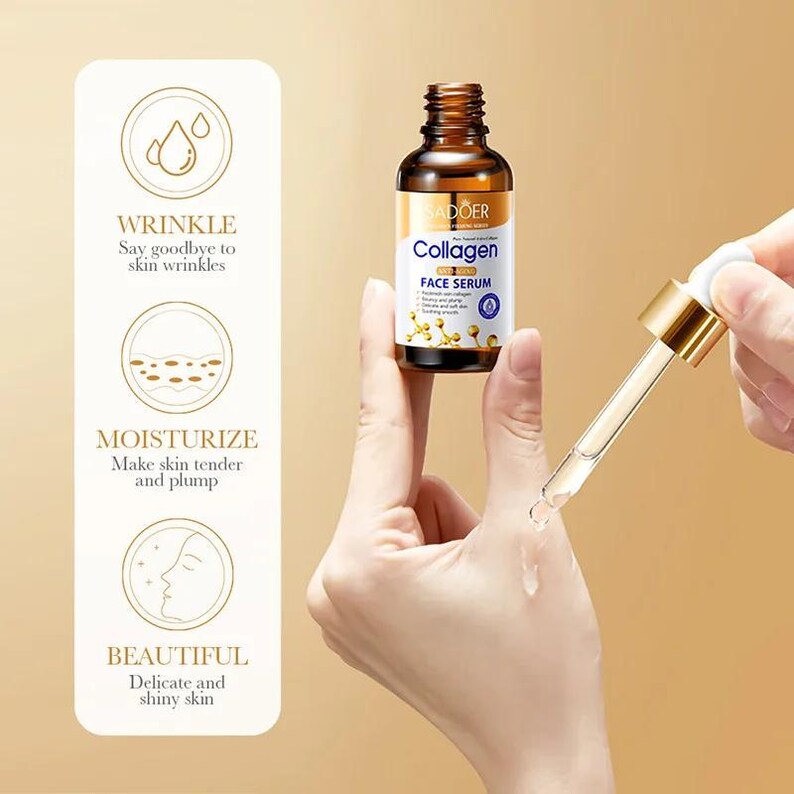 Collagen Essence Anti-aging Moisturizing Facial Serum image 3