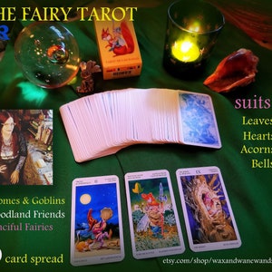 Tarot Card READING. The Fairy Tarot Deck Reading. 30 Minute Tarot Card Reading. 3 Card Reading. Personalized Tarot Card Reading. Fairy Deck. image 1