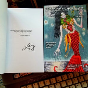 Dark Queens and Their Quarry-AUTOGRAPHED COPY-Can be Personalized-Poetry Book by Lisa King-No Big Wheel Press and Publishing House Edition