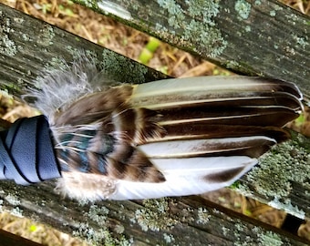 Smudge Fan. Three Feather Duck. Smudge Feather. Duck Feather Fan. Smudge Feather. Ceremonial Dance Fan. Cruelty free. Gifts Under 50