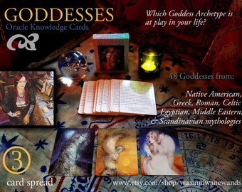 Tarot Card READING. Goddess Knowledge Oracle Cards Reading. 30 Minute Tarot Card Reading. 3 Card Reading. Personalized Tarot Card Reading