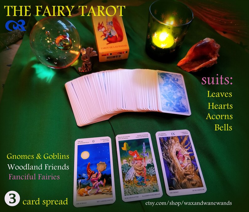 Tarot Card READING. The Fairy Tarot Deck Reading. 30 Minute Tarot Card Reading. 3 Card Reading. Personalized Tarot Card Reading. Fairy Deck. image 5