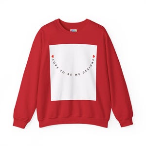 Cozy Pullover Crewneck, Colorful Graphic Sweatshirt, Soft Streetwear Sweater, Everyday Casual Sweatshirt image 10