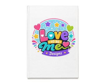 Hardcover A5 Notizbuch – Buntes Inspirations Notizbuch, blanko und liniert, Schreibtagebuch & Skizzenbuch