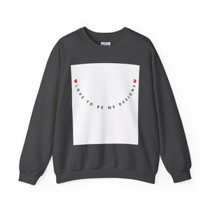 Cozy Pullover Crewneck, Colorful Graphic Sweatshirt, Soft Streetwear Sweater, Everyday Casual Sweatshirt image 7