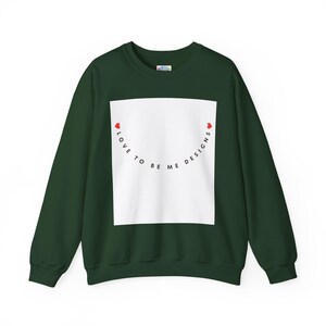 Cozy Pullover Crewneck, Colorful Graphic Sweatshirt, Soft Streetwear Sweater, Everyday Casual Sweatshirt image 6