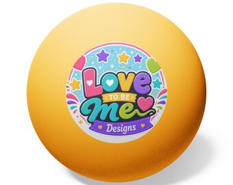 Ping Pong Bälle, kundenspezifische Tischtennisbälle, personalisierte Logobälle, Partyspielbälle, Übungsbälle, 4,5 cm