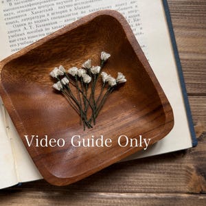 Tutoriel de broderie gypsophile | Broderie Soyohana (Téléchargement numérique)