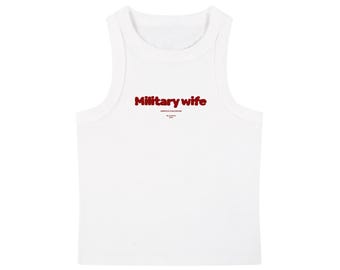 Military Wife x Proud American - Tank Top