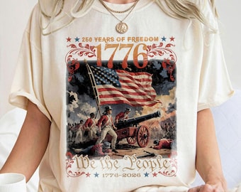 1776 We The People PNG, America 250 Anniversary Design, 250 Years Of Freedom png, Patriotic USA Flag svg, 1776-2026 Celebration