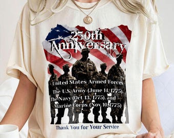 America 250 PNG | United States Armed Forces 250th Anniversary| Military Tribute Shirt Design | Veteran Patriotic|