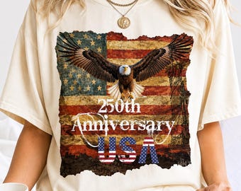 America 250 png, Vintage USA flag eagle design, American independence 1776-2026, Freedom celebration artwork