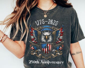 America 250 png, Patriotic eagle crest design, USA 250th anniversary graphic, American independence artwork, 1776-2026 freedom celebration