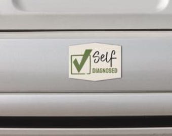 Self Diagnosed Die-Cut Sticker