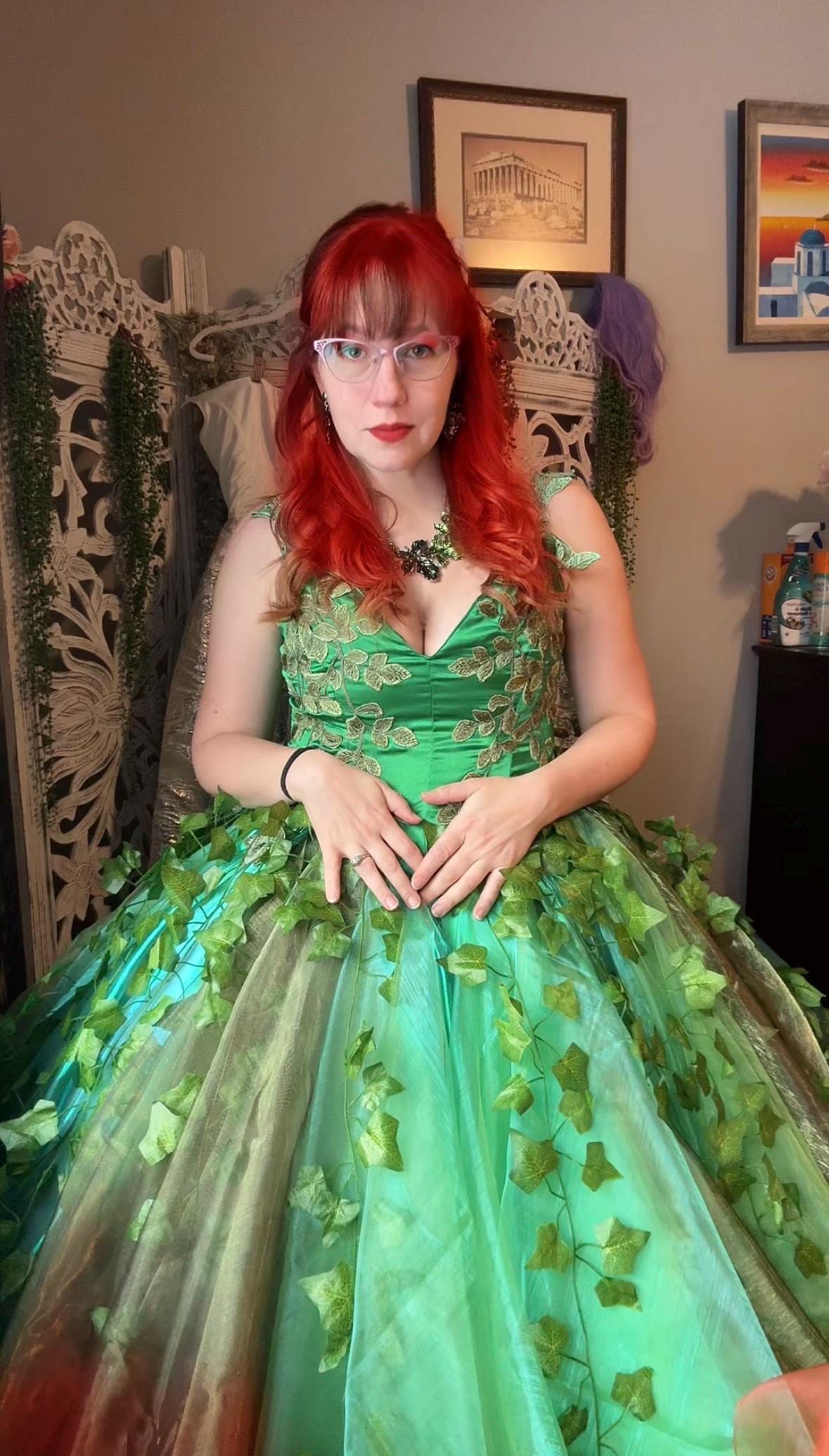 Custom Poison Ivy Gown