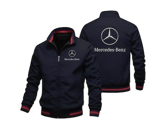 Kurtka bomberka Mercedes Benz AMG Softshell w stylu wyścigowym, odzież motocyklowa, modna kurtka streetwear