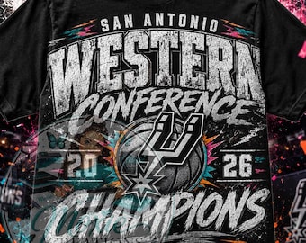 Halftone Spieltag-Shirt-Design der San Antonio Spurs Western Western Taschen (Digitaler Download)