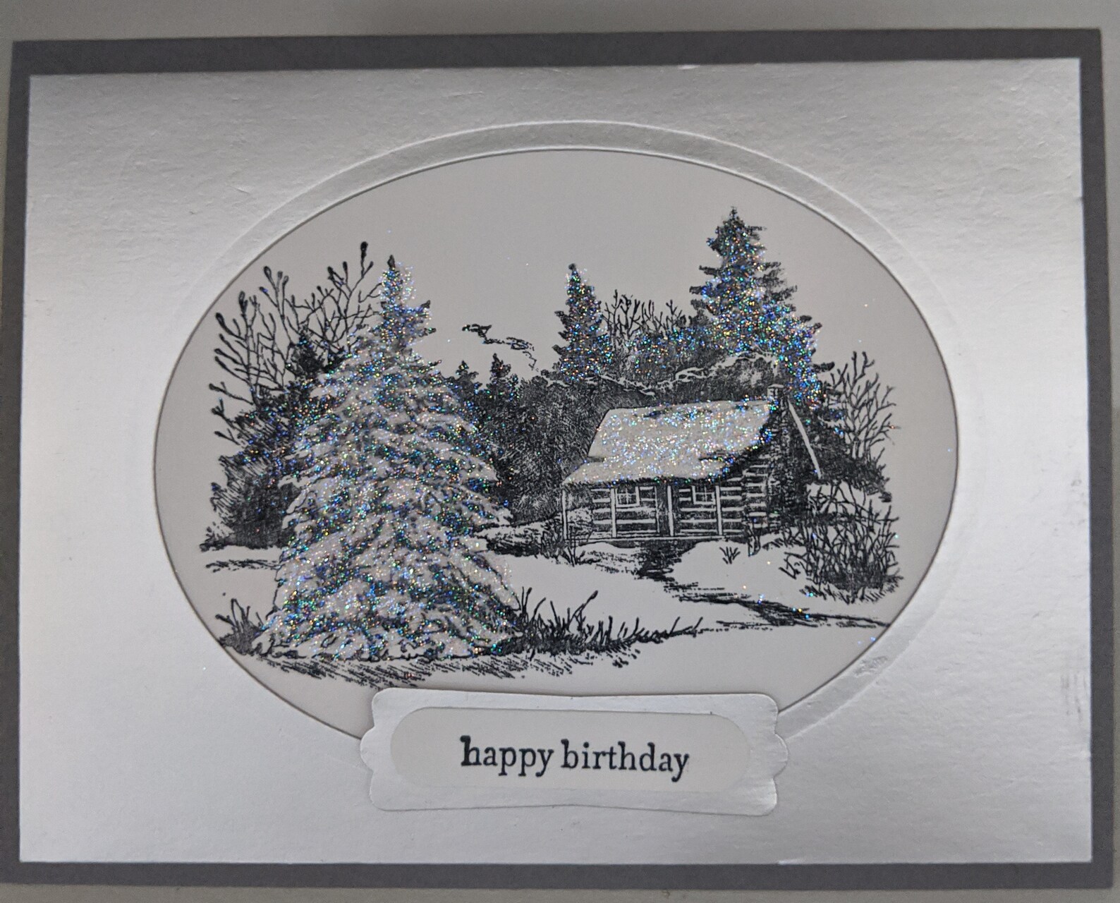 Cabin in the Woods Birthday Card | Etsy