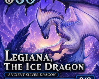 Legiana Ice Dragon MTG Proxy | Monster Hunter Card