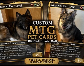 Custom MTG (Magic the Gathering) Card - Personalized - Digital Download