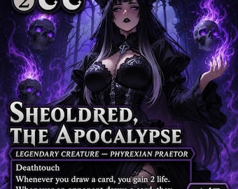 Sheoldred Apocalypse Custom MTG Proxy Card - Anime Waifu Art