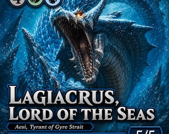Lagiacrus Lord of the Seas MTG Proxy | Monster Hunter Card