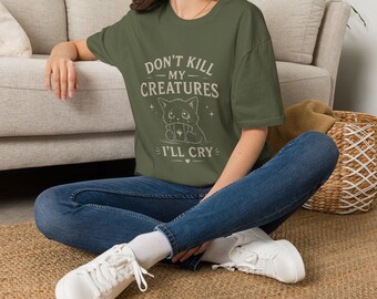 MTG Inspired "Don't Kill My Creatures I'll Cry" T-Shirt | Magic The Gathering