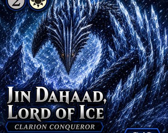 Jin Dahaad Lord of Ice MTG Proxy | Monster Hunter Card