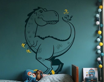 T-Rex Dinosaur Wall Decal for Kids, Large Dinosaur Wall Sticker for Boys Room, dinosaur nursery wall decal, t-rex wall decal, t-Rex stickers