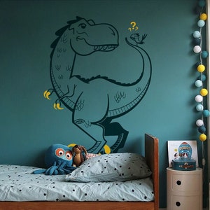 T-Rex Dinosaur Wall Decal for Kids, Large Dinosaur Wall Sticker for Boys Room, dinosaur nursery wall decal, t-rex wall decal, t-Rex stickers