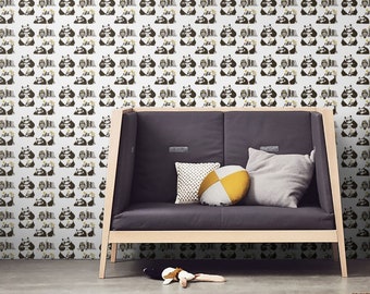 Panda Wallpaper Mural - Cute Wallpapers for Baby Nursery, Boys Room, Girls Bedroom