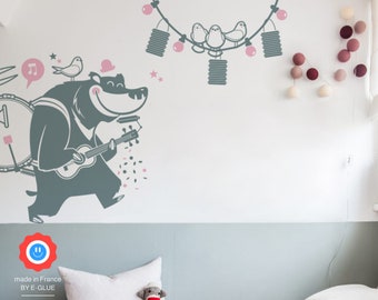 Circus Custom Wall Decal, Circus wall room decor, Clown Nursery wall decal, Squirrel wall Stickers Set, Circus Wall Decal for Kids