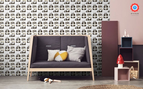 Panda Wallpaper Mural Cute Wallpapers For Baby Nursery Boys Room Girls Bedroom