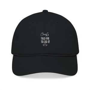 Gorra bordada ChattyG me dijo que lo hiciera / Gorra divertida de papá con IA / Gorra de béisbol inspirada en ChatGPT / Regalo para amantes de la tecnología / Gorra unisex ajustable