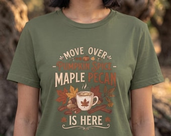 Maple Pecan Coffee T-Shirt | Pumpkin Spice Alternative