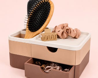 3D Printed Vanity Organiser | Makeup, Skincare, Hair Storage (Drawers)
