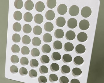 3D Printed Confectionery Portioning Plate | PETG Baking Tool for Truffles & Sweets
