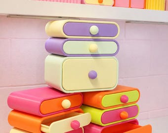 Stackable Drawer Organizer | Custom Color Storage, Mix & Match Design